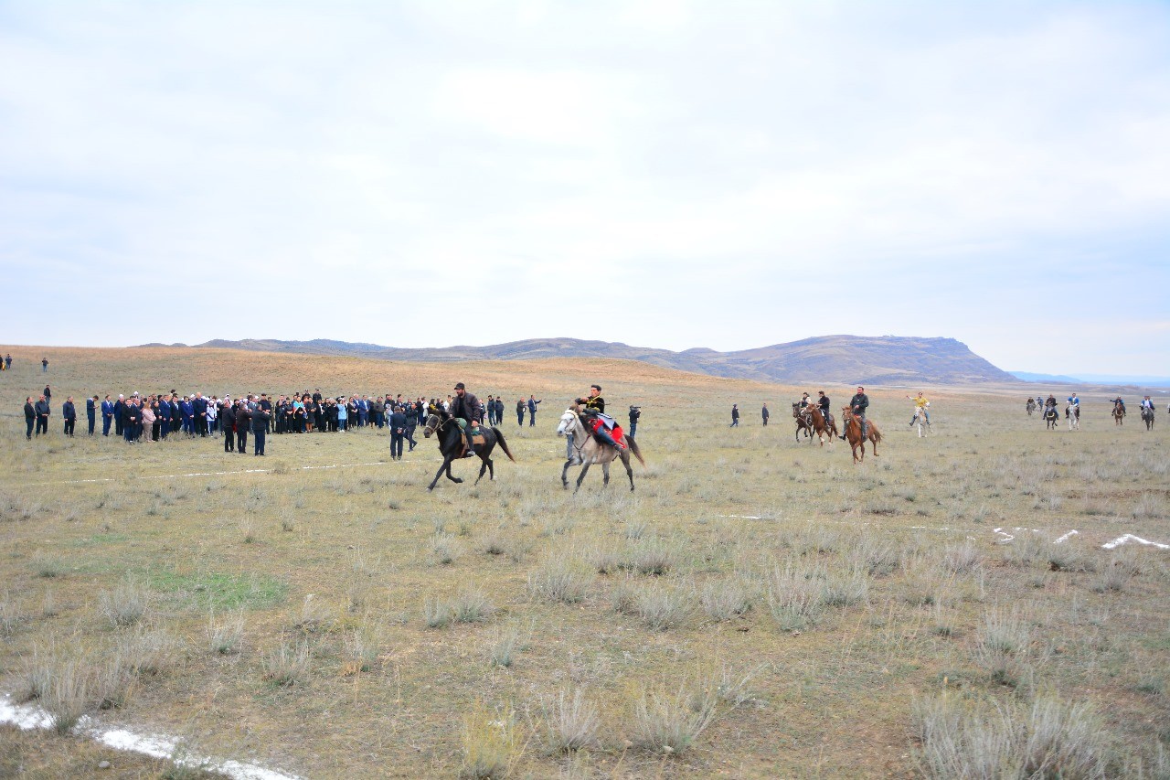 Ağstafada Zəfər yürüşü keçirilib - FOTOLAR